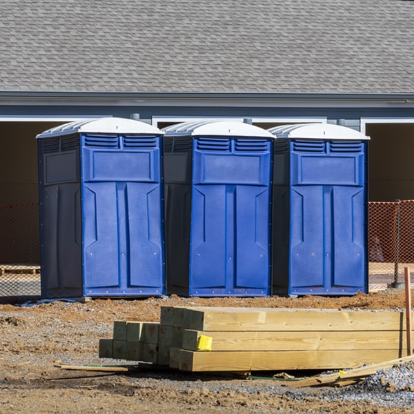 are there any restrictions on where i can place the porta potties during my rental period in Justin